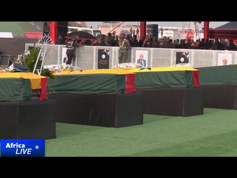 Ghana holds state funeral for ministers killed in chopper crash