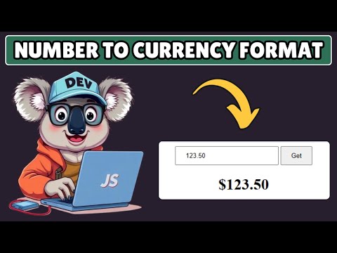 How to Format Number to Currency in Javascript