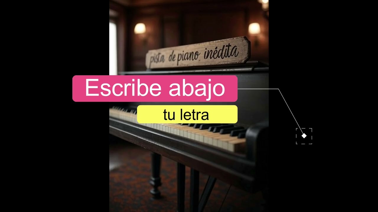 Pista de Piano Mágica para Liberar tu Genio Musical 🎵  | Crea tu Canción Ahora ✍