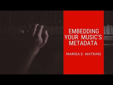 Embedding Your Music&rsquo;s Metadata Directly Into the Sound File!