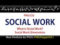 Social work 1  social work definition of social work scope of social work
