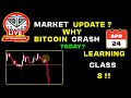 Why bitcoin dump today  live binance signals  live crypto trading part 2 btc