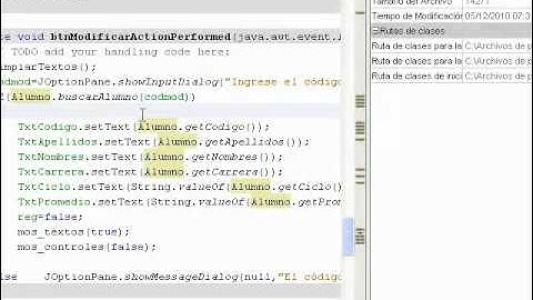 Base de Datos en NetBeans - Parte 4/5