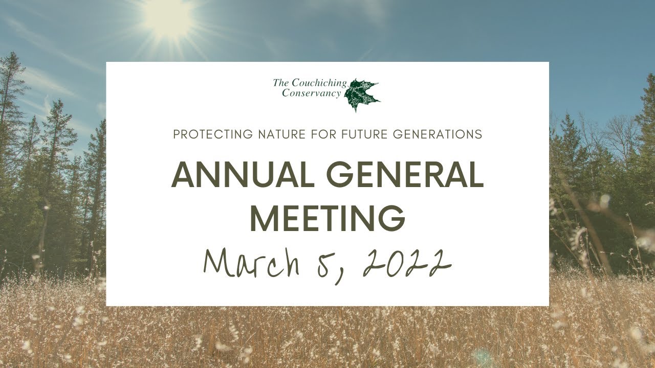 Annual General Meeting: March 5, 2022