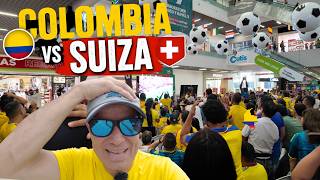 Miles de hinchas, pantallas gigantes y tribunas: así vivimos Colombia 🇨🇴 vs Suiza 🇨🇭