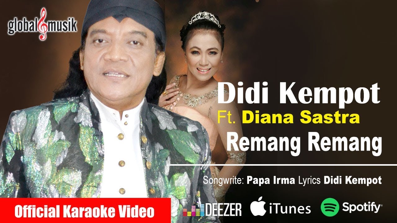 Didi Kempot \u0026 Diana Sastra - Remang Remang (Official Karaoke Video)