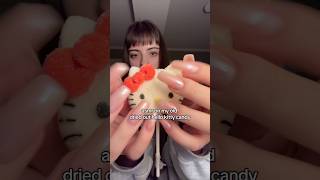 Stale Marshmallow Hello Kitty ASMR 🍭 #mukbang