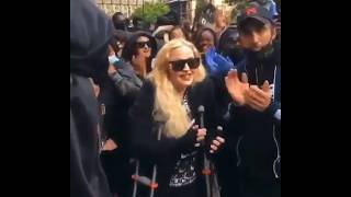 I have the antibodies, don’t worry about it - Madonna at Black Lives Matter protest in London