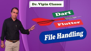 Dart Flutter - Hoe een bestand te lezen, schrijven en toevoegen - Video 72 | Dr. Vipin Classess #...