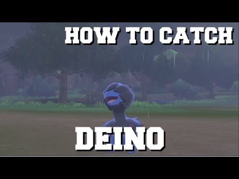 HOW TO CATCH DEINO IN POKEMON SWORD AND SHIELD (SUPER RARE POKEMON)