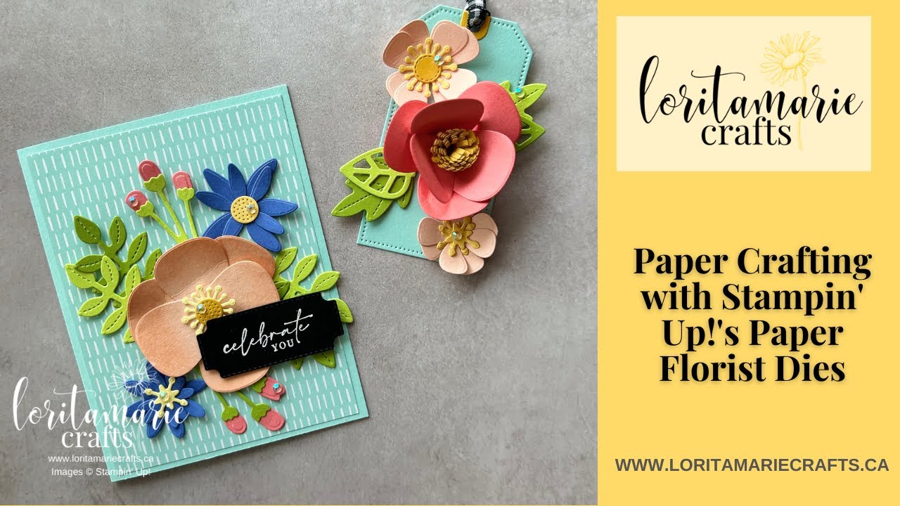 How to Use Stampin' Up!'s Paper Florist Dies 
