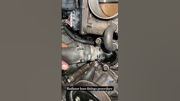 “Radiator Hose Fittings Procedure | Step-by-Step Car Cooling System Repair Guide”🚗🚘 #carmaintenance