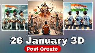 bing image creator 26 January | Republic Day photo editing | 3d image kaise banaye 2024. screenshot 3