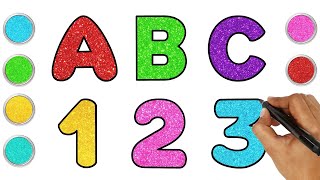 How To Draw Alphabets And Numbers Easy Drawing For Kids Chiki Art Hooplakidz How To