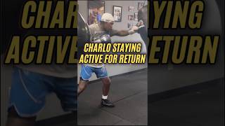 Jermall Charlo SHARPENS combos on heavy bag for return!
