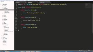 create View Code Igniter