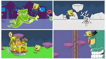 SPONGE BOB: BIKINI BOTTOM PURSUIT - ALL BOSSES (JAVA)