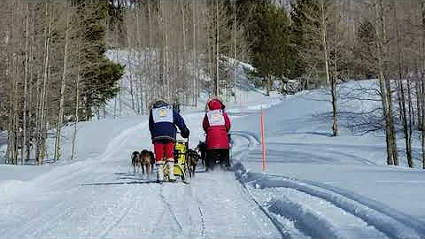 Hans Gatt passing Bruce Magnusson on Stage 2 in Pi...