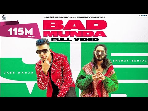 BAD MUNDA : Jass Manak Ft. Emiway Bantai (Full Video) Satti Dhillon | Deep Jandu | GK | Geet MP3