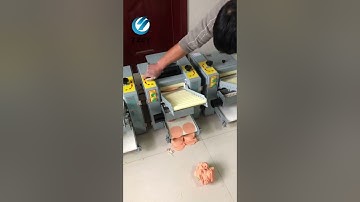 仿手工自动饺子皮机商用包子皮馄饨皮机 #dumpling wrapper machine #momo wrapper