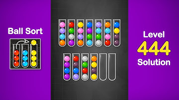 Ball Sort Puzzle Solution Level 444