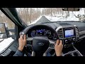 2020 F-350 Super Duty Platinum Diesel - POV Test Drive By Tedward (Binaural Audio)