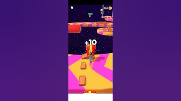 fun bridge run race 3d #gaming #walkthrough (android ios)#gameplay #shorts