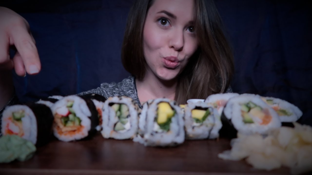 ASMR SUSHI MUKBANG mit intensiven EATINGSOUNDS ❌ ASMR deutsch/german
