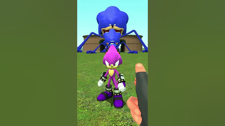 All Size Different Shin Modern VS Monter Baby Tapes Shin Sonic In Garry's Mod!