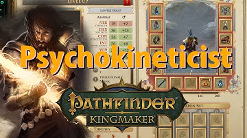 Pathfinder Kingmaker 1.1, Psychokineticist Haarkon Build Video