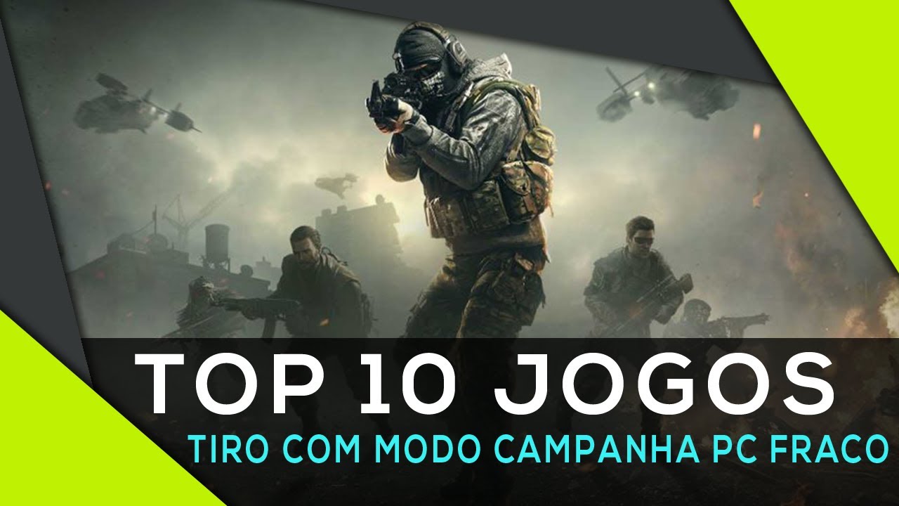 10 Jogos de Tiro Online/Offline para Pc Fraco na Steam 2022 l Melhores Jogos  FPS 