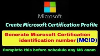 How to Create Microsoft Certification Profile // Generate MCID screenshot 4