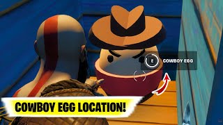 Fortnite COWBOY EGG | Egg Hunt 2 Movie Set Area Eggs | Where is COWBOY EGG in Egg Hunt 2