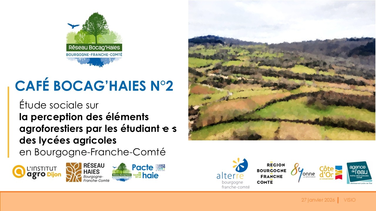 Café Bocag'Haies n°2 : Étude sociale sur la perception des éléments agroforestiers par les étudia...