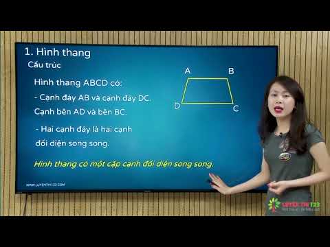 Video: Cách Tìm Diện Tích Hình Thang Cong