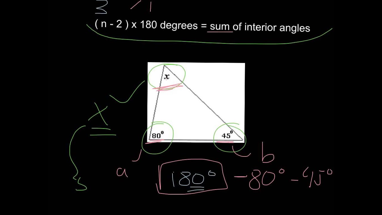 Finding missing angles of polygons - YouTube