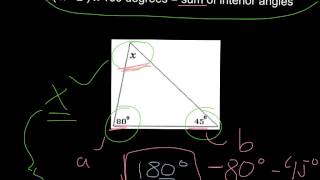 Finding missing angles of polygons