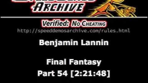 Final Fantasy 1 Speedrun (Segmented) 2:21:48 Part 54