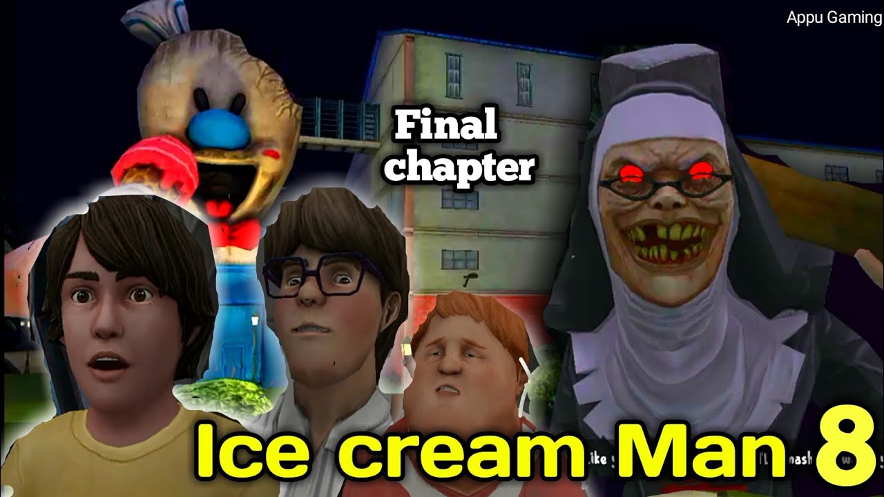 Ice cream 8 Final chapter j. bruwn aur scary || part –1 || horror video || Appu Gaming