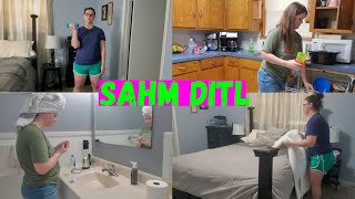 STAY AT HOME MOM CLEAN WITH ME 2024 | STAY AT HOME MOM OF 2 MOM ROUTINES ( MORNING ) DAY IN THE LIFE