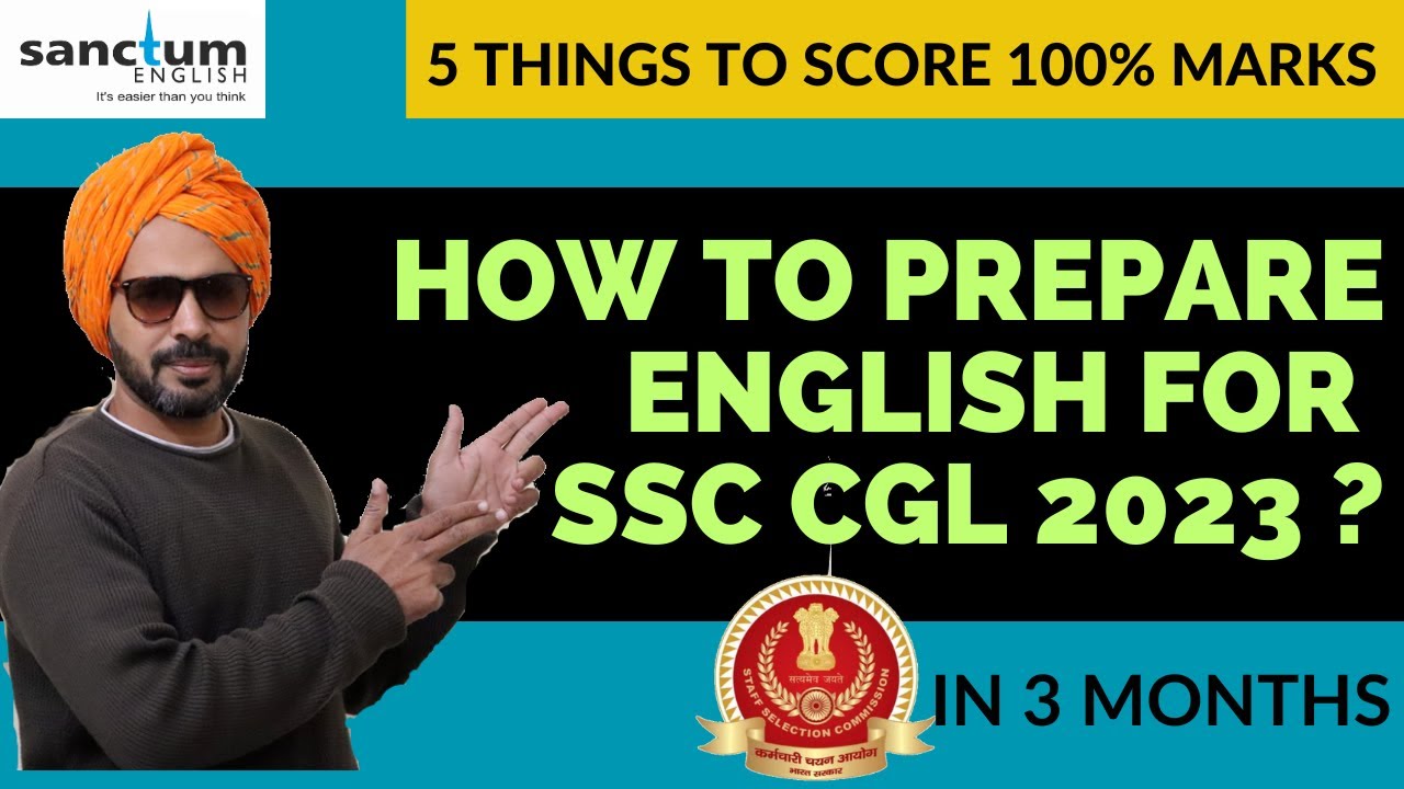 How to Prepare for SSC CGL English 2023??? - YouTube