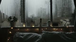 gymnopédie in an empty bedroom while it’s pouring rain // slowed & reverb