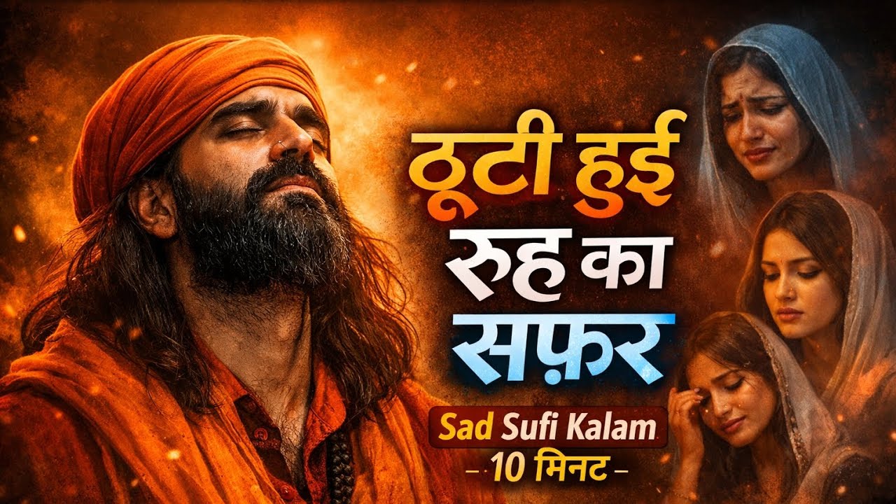 जब दिल टूटा तो रूह रो पड़ी | Sad Sufi Kalam | इश्क़, तन्हाई और सजदे का दर्द