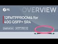 OM4 MTP® PRO-12 Optical Fiber Cable for 40G High-Density Applications | FS