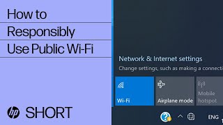 How to Responsibly Use Public or Free Wi-Fi | Cybersecurity | HP Support screenshot 2