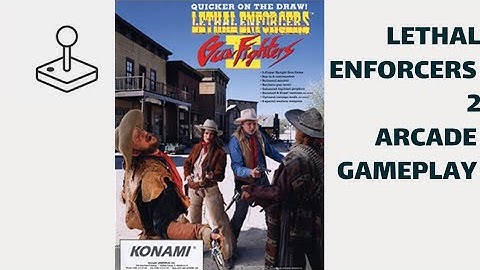 Lethal enforcers 2 arcade gameplay 