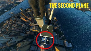 Details 9-11 Aerial Camera Crucial Moments Reconstruction | The Second Flight | Microsoft Simulator | 4K UHD Update