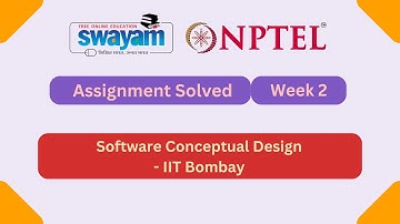 Software Conceptual Design Week 2 | NPTEL ANSWERS | My Swayam #nptel #nptel2025 #myswayam