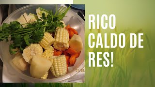 El Mejor Caldo de Res!