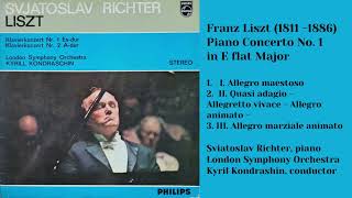Liszt Piano Concerto No. 1 In E Flat Major - Sviatoslav Richter, Piano